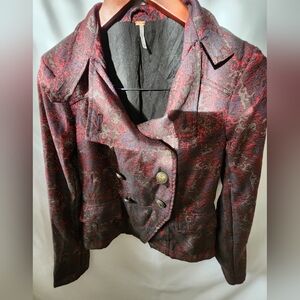 Free People Cropped Jacket. Size Xs